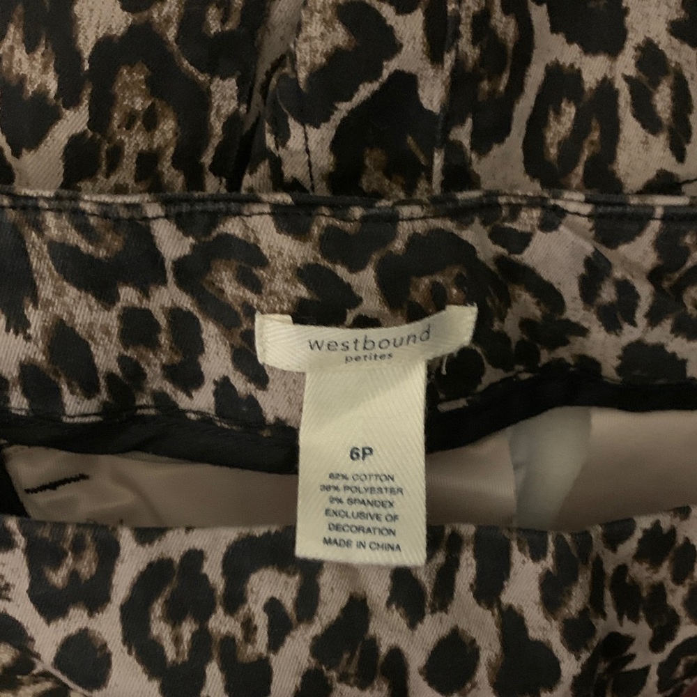 Westbound Animal Print Skirt in Brown and Black